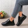 Fashionable New Shallow Mouth Comfortable Sports Shoes Spring and Autumn  Round Toe Elegant Flat Casual Women's Shoes