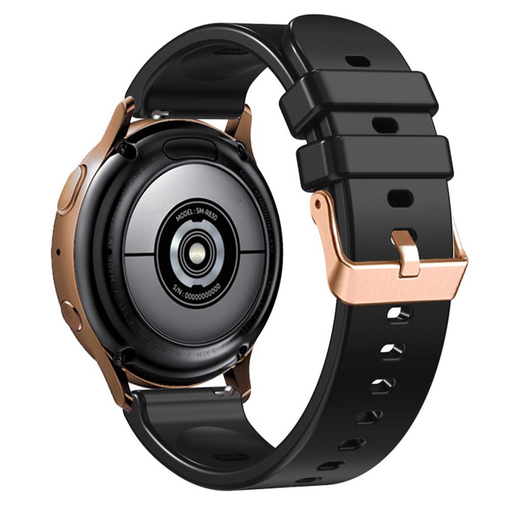 For Huami Amazfit GTR Mini/Bip 3/Bip 3 Pro Silicone Watchband 20mm Solid Color Replacement Watch Strap