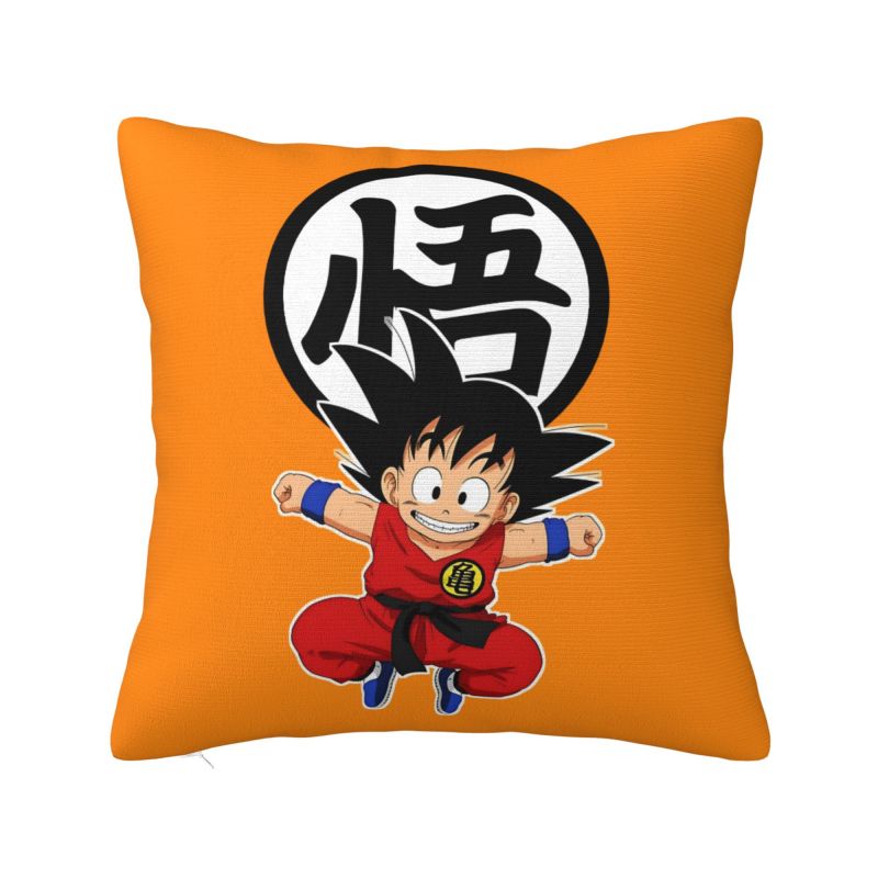 Benutzerdefinierte Luxus Dragon Ball Goku Kissenbezug Samt Anime Manga Kissenhülle