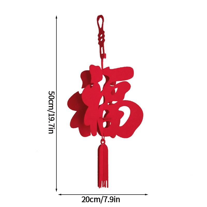2026 Spring Festival Hanging Ornament The Year of Horse Chinese New Year Decoraitons 2026 Wall Hanging Lanterns Decor
