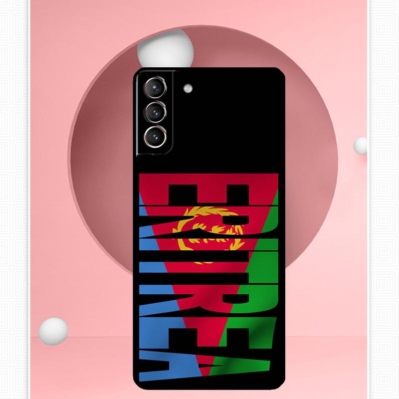 Eritrea Flag Case For Samsung Galaxy S24 S23 S22 Ultra Note 10 Plus Note 20 S9 S10 S20 S21 FE Back Cover