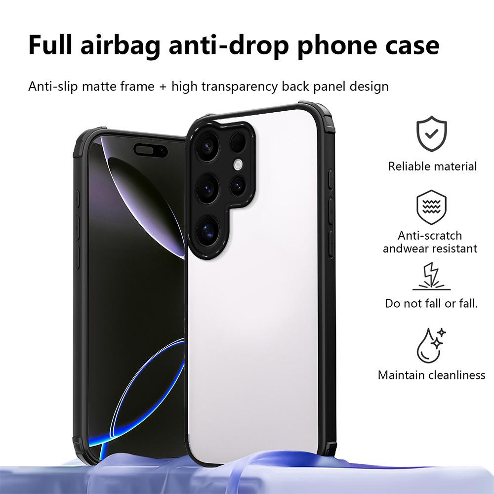 Samsung S25 PLUS/Ultra Etui na Telefon Odporne na Upadki z Osłoną na Cztery Narożniki (S24 FE/Ultra)