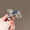 Full Diamond Lion Brooch, Exquisite Luxury, Niche and Creative Brooch, Suit, Animal Brooch