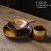 Ceramic Cup Rice Bowl Set, One Person Food, Japanese-Style Household Tableware, Plates, Dishes, Dishes, Retro Western Tableware