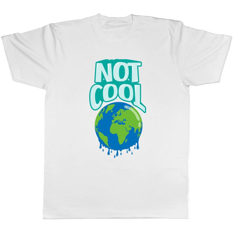 T-shirt pour hommes, changement climatique pas cool S