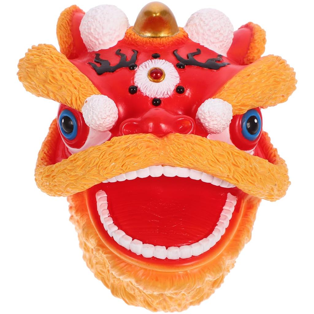 INOOMP Hand Puppets, Lion Dance Hand Puppets, Toys for Kids, Storytelling Animal Hand Puppets, Chinese Style