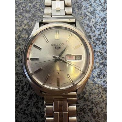 Used SEIKO 5 Seiko 5 21 JEWELS Automatic Movement Working 23