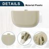 Makeup Mirror Cover Sun Visor Cap Clip for Ford Fusion Robust No.DS7Z54672A40AF | Inner Sun Visor Bolt Cover Beige with Flat Pry Bar 1 Set
