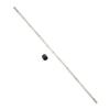Foosball Table Rod Football Pole with 2.5mm Hole for Adults Kids Metal Replacement