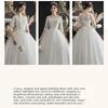 IELGY One-shoulder wedding dress women's fantasy slim sleeves lace bride Qidi plus size dress