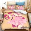 3D Printing Anime Tokyo Mew Mew 3D Print Bedding Set Duvet Covers Pillowcases One Piece Comforter Bedding Sets Bedclothes Bed