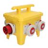 Socket Distribution Box 2 X 3 Hole 2 X 5 Hole 16A CEE Sockets IP67 Waterproof Mobile Socket Box for