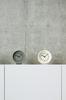 Lemnos m clock MK14-04 IV radio-controlled table clock, ivory