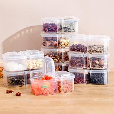 Refrigerator Separate Food Storage Containers With Lid Seal Fresh Box Organizer Vegetables Containers For Kitchen