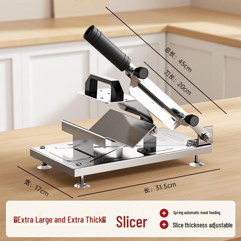 Zhaoran Manual Stainless Steel Meat Slicer