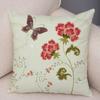 Customizable Bedroom Living Room Sofa Family Geometric Pillowcase Colorful Flower Printing Group Decoration Pillowcase