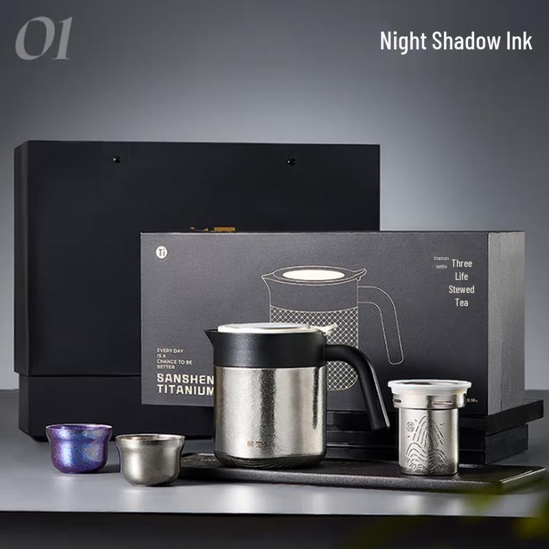 RELEA Pure Titanium Insulated Tea Infuser Bottle