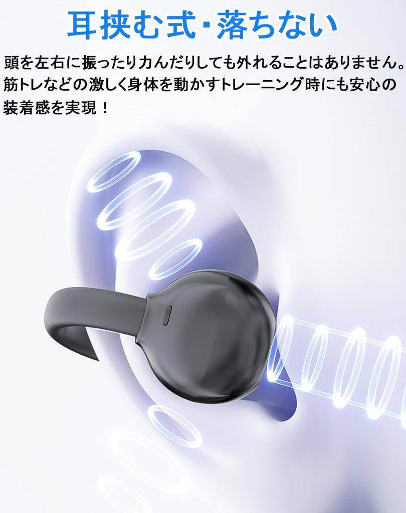 Wired Ear Cuff Earphones with with Volume Clear for Online Meetings Type-C Jack, Open-Ear Design, Microphone, Clip-on Style, Control, Calls,