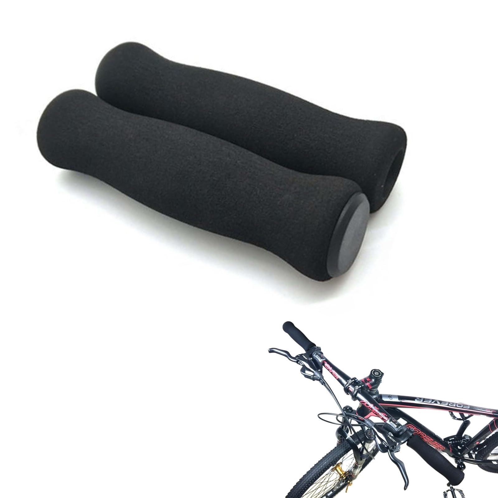Coolooda Grip Bicycle Handle Grip, Anti-Slip, Easy to Grip, Compatible 13cm