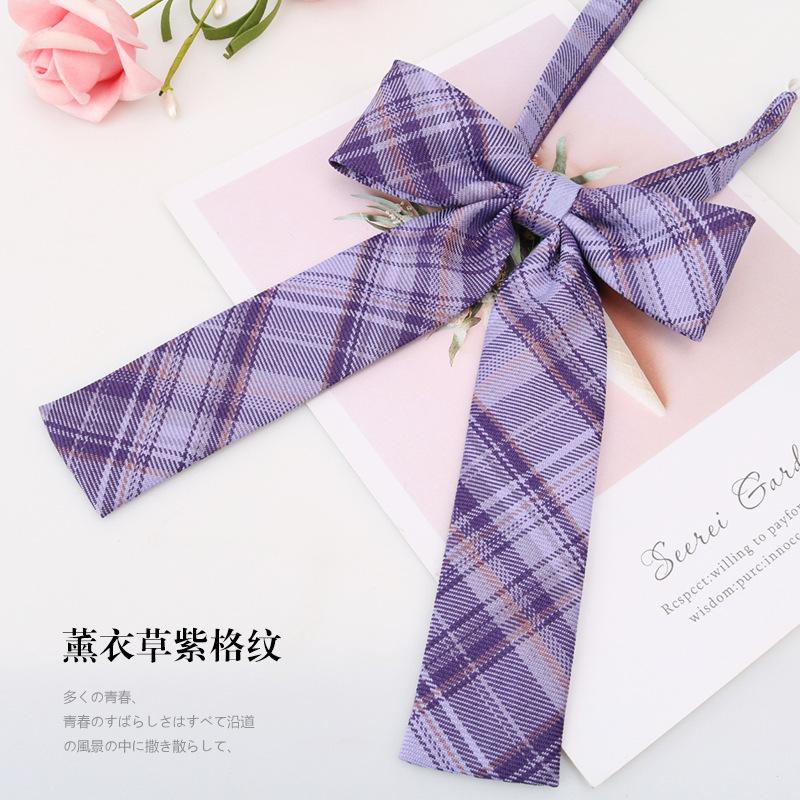 Japanese And Korean Version Of Female Collar Flower College Wind Ribbon Free Jk Bow Bow Graduation Photo Men'S Tie Sailor Suit Tide
