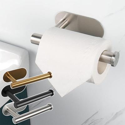 Nail Free Roll Paper Holder Bathroom Supplies Self-Adhesive Toilet Paper Holder