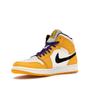 Air Jordan 1 Mid Lakers Herren Sneakers Gold University-Gold Pale-Elfenbein-Court-Lila-Schwarz 852542-700