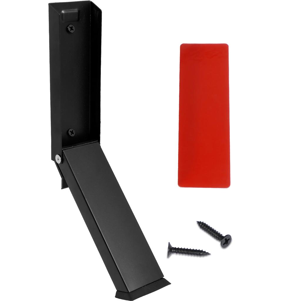 Kick Down Door Stoppers Self Adhesive Pedal Door Stop Doorstop Holder No Drilling Stainless Steel Anti-Slip