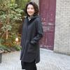 Shiz Madam Women Mink Fleece Hooded Coat J31628