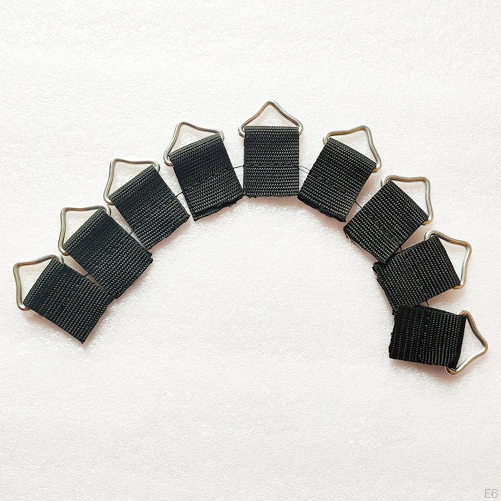 Triangle Buckle Accessories Spring Buckles Connectors High Strength Steel Ring for Kids