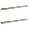 VidaXL Wall Shelves 2 Pcs Concrete Grey 100x9x3 Cm