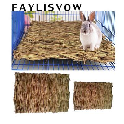 Tapete de cama tecido simples para animais pequenos, produtos criativos para coelho hamster