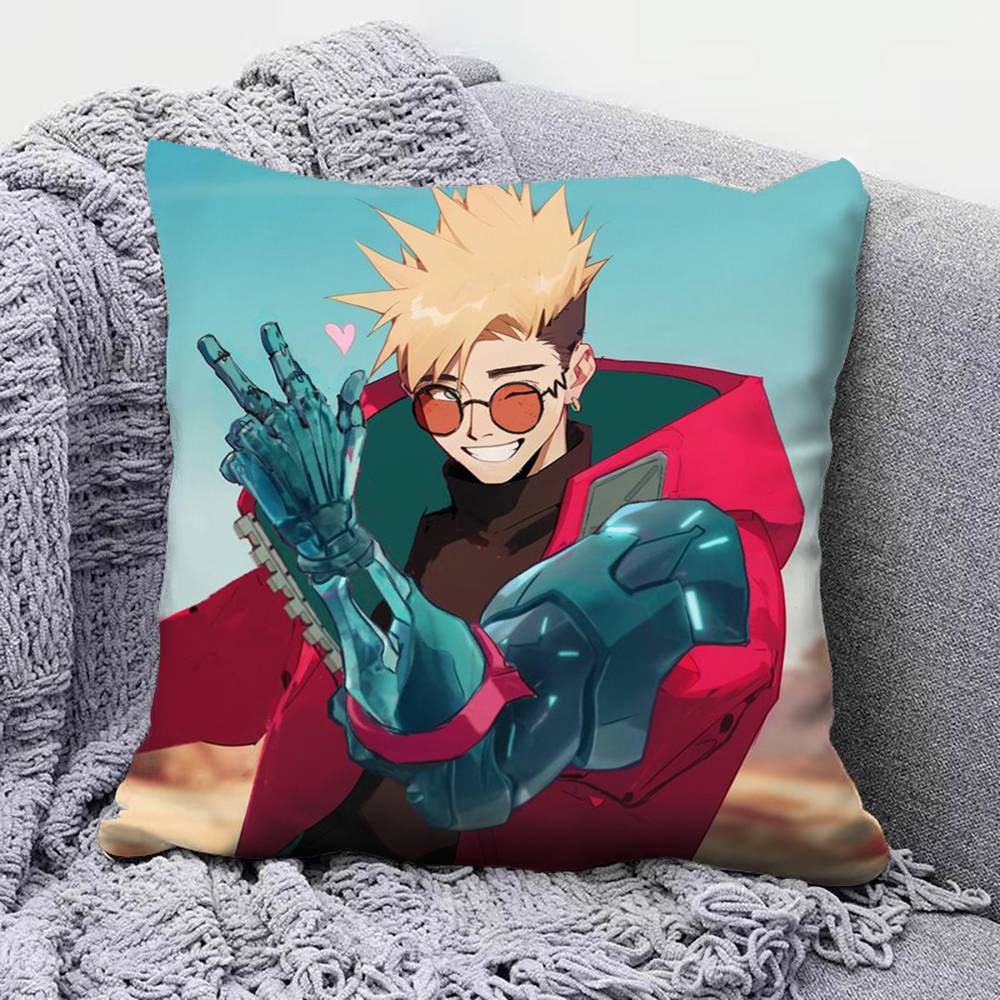 Vash Trigun Anime  Home Sofa Cushion Covers and Aecorative Custom Pillow Covers