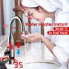 220V 50HZ 3000W Instant Electric Faucet Tap Hot Water Heater Home Stainless Steel Under Inflow LED Display Bathroom Kitchen