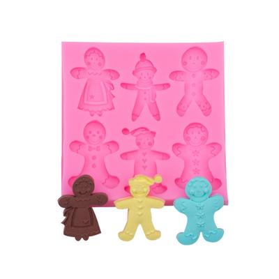 Weihnachten Schneemann Halloween Lebkuchen Mann Silikon Form Schokolade Fondant Form