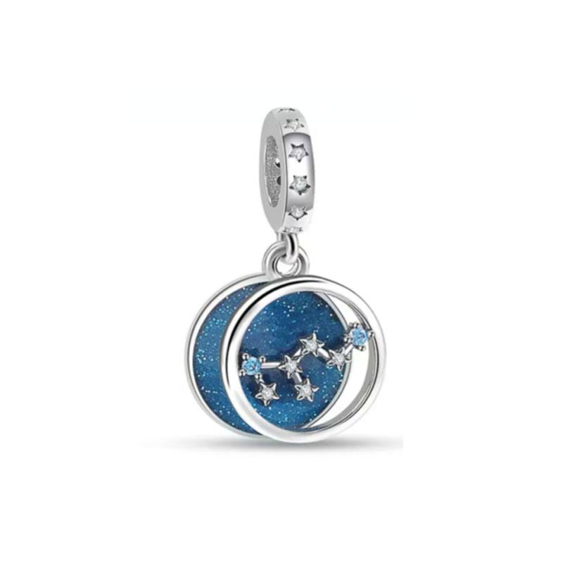 Cute Latest Pendant Copper Craft Letter Twelve Constellations Pendant Original Bracelet Women'S Jewelry Present