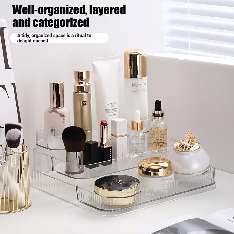 Perfume Shelf Acrylic Cosmetics Storage Box High-end Nail Polish Step Display Product Display Rack Makeup Organizer Box Cosmetics Storage Organizer