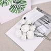 25pcs Fake Artificial White Roses With Stem, Home, Party & Wedding Decorations, For DIY, Bridal Shower Bouquets & Centrepieces/Arrangements