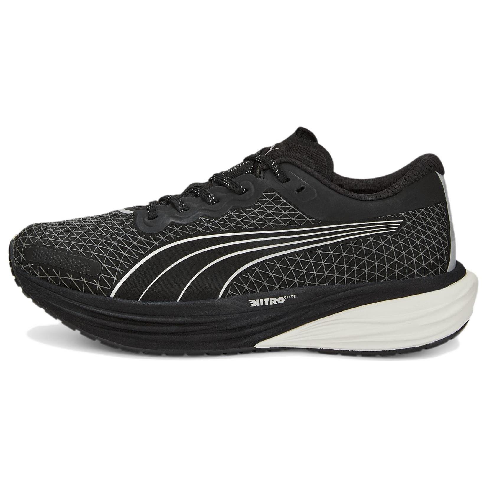 (WMNS) PUMA Deviate Nitro 2 WTR Black Metallic Silver Women s 376857-01 EU 36