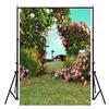 Flowers Scenery Villa Backgrounds for Photographs Wedding Theme Backdrop Maternity Shooting Props Photobooth