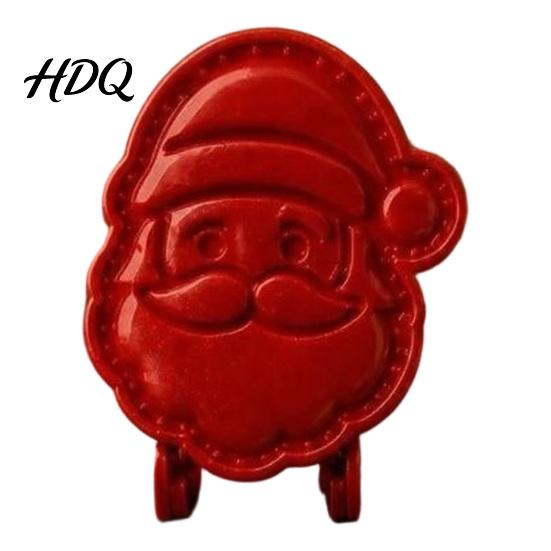 Christmas Theme Cutters Hand Press Pie Mold Plastic Pastry Dough Cookie Molds for Kids Neatly Cut DIY Holiday Treats Handmade