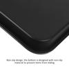 42X32X3Cm Black Shoe Tray Reusable Boot Mat Multifunctional Storage Tray Car Trunk Potted Plant Plate Pet Tray Non Slip