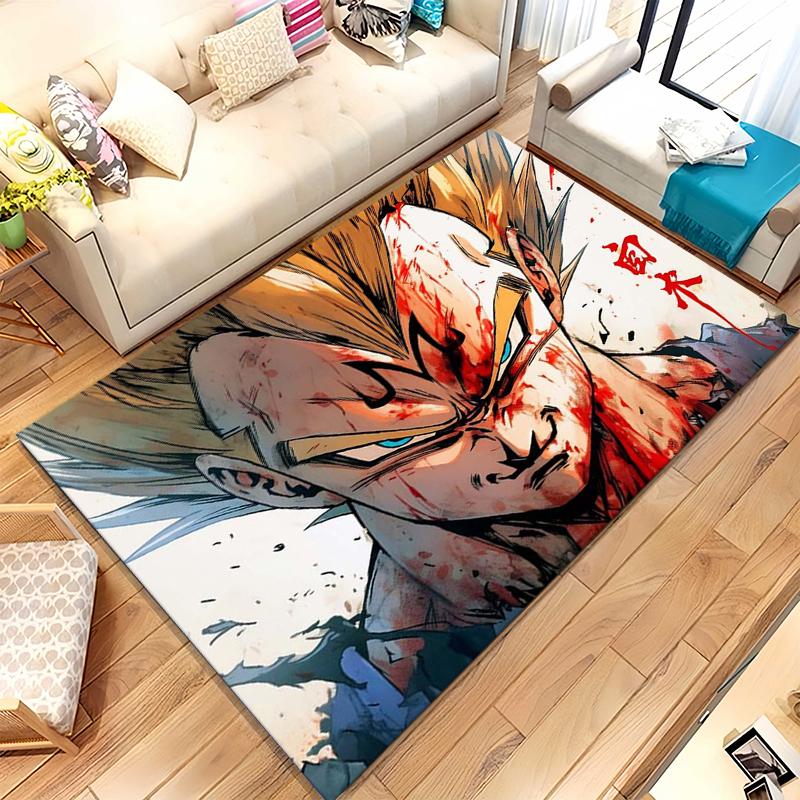 

Anime D-Dragon Ball Game Cartoon Living Room Non-Slip Area Rug Soft Carpet for Bedroom Kids Playroom Sofa,Home Decor Doormat 40x60cm