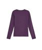 SUNBURNPROJECT Asymmetric Paneled Long Sleeve Top, Purple