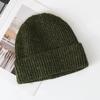 Retro knitted hat women's autumn and winter warm ear protection wool hat trendy versatile face small bag head cold hat