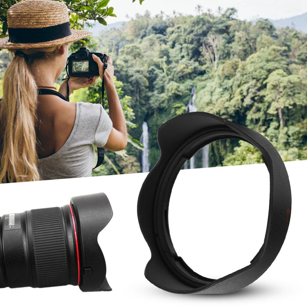 EW 82 Quality Portable Plastic Camera Lens Hood Shade for Canon 16 35mm F4L IS USM