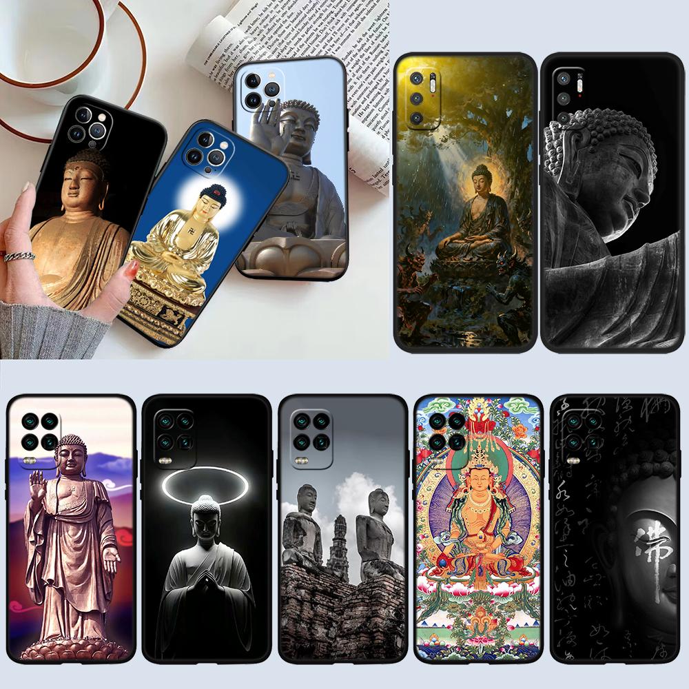 NH28 Gautama Buddha Phone Case for Samsung Galaxy S20 S21 S22 Ultra FE + Plus A21S A22 A24 A25 A26 A30 A30S A31
