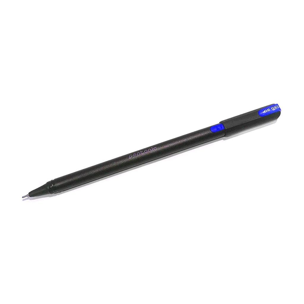 Pentonic 0.6 Mm Gel Pen Blister Pack Blue Ink Pack of 2 X 10pcs for Office, School & Home Writing