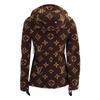Louis Vuitton Domestically Authorized RW212B HZ3 Monogram Boa Zip-up Parka Jacket 34 Dark brownUsed