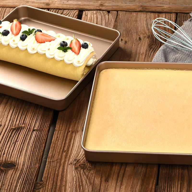Zhaoran Non-Stick Square Cake Roll Baking Pan (28x28cm)