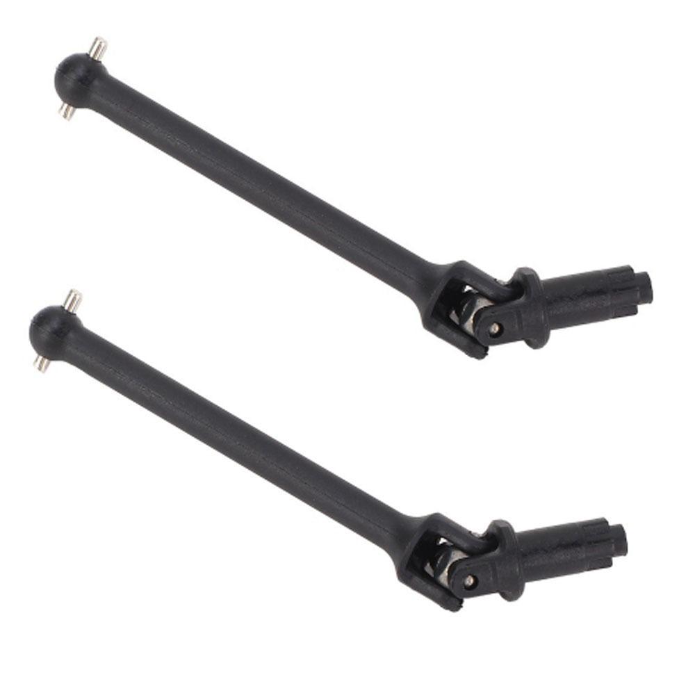 2 Pcs Black RC Front Universal Driveshaft for 144016 and 144018 RC Car RC Cars